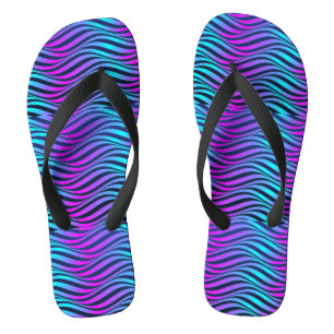 Chanclas Colores ondulares ondulados