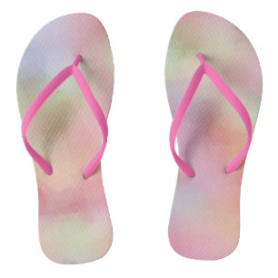 Chanclas Colores Pastel de Moda Rosa Rojo Amarillo Azul Ver