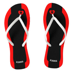Chanclas Colores Patrióticos de la Deliciosa Bandera de Alb