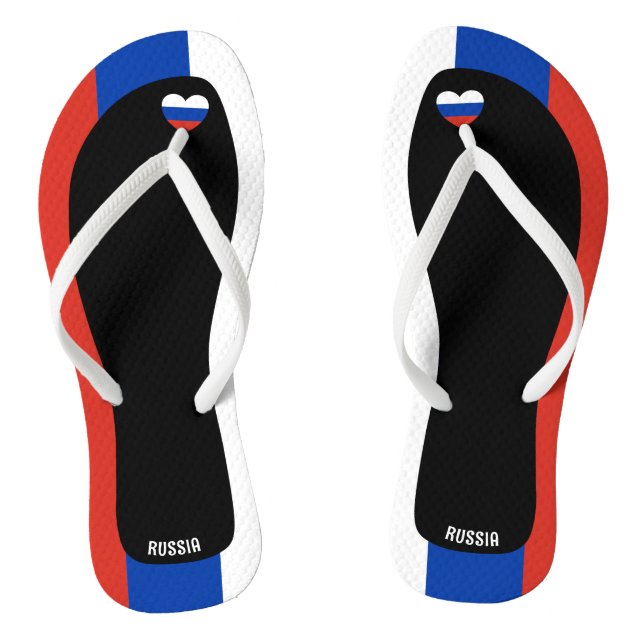 Chanclas Colores Patrióticos de la Deliciosa Bandera de Rus (Plantilla)