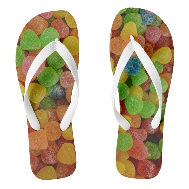 Chanclas Colorful Gumdrops Candy  Quirky (Plantilla)
