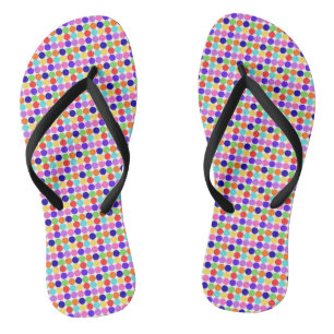 Chanclas Coloridas de Lunares