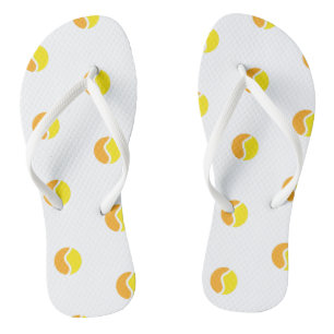 Chanclas Colorido Patrón de bolas de tenis Deporte Tema Atl