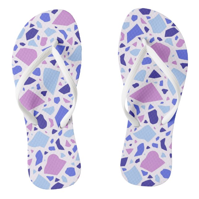 Chanclas Colorido patrón Terrazzo (Plantilla)