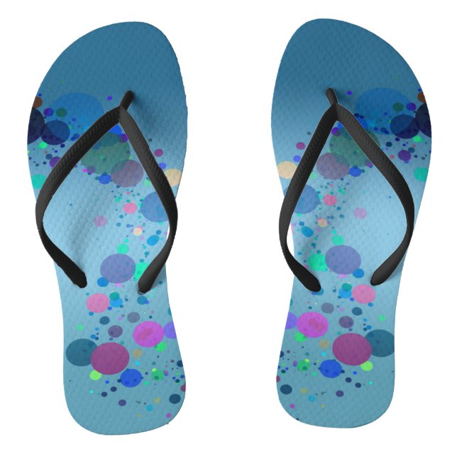 Chanclas Coloridos puntos (Plantilla)