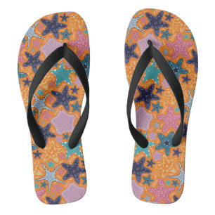 Chanclas Coloridos Starfishes