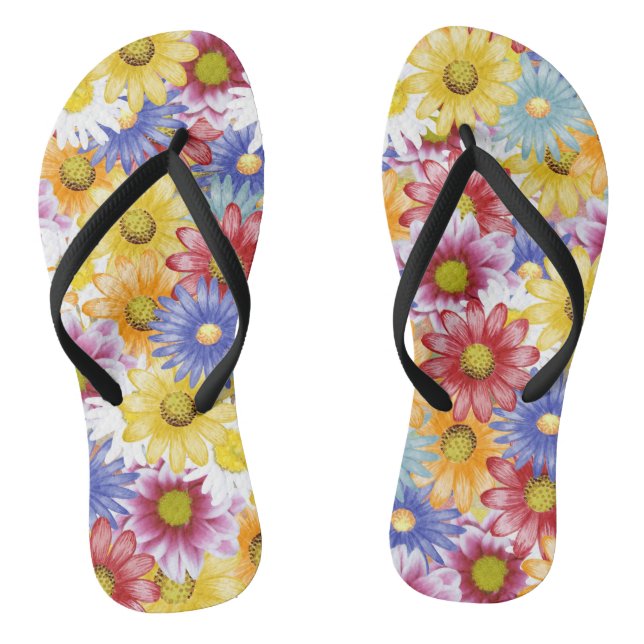 Chanclas coloridos y lindos dajes Flip Flops (Plantilla)