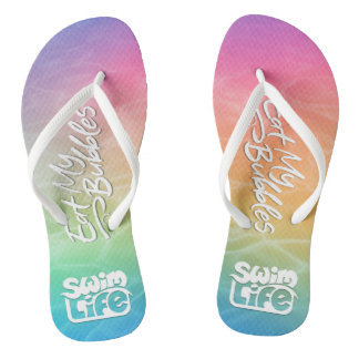 Chanclas "Come My Bubbles" Unicorn Bathwater color Swift Li