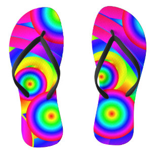 Chanclas Cometa abstracta