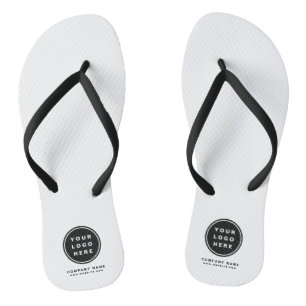 Chanclas Compañía comercial promocional con logotipos de em