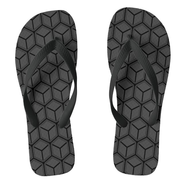 Chanclas con estampado de "dibujo de neumático" (Plantilla)