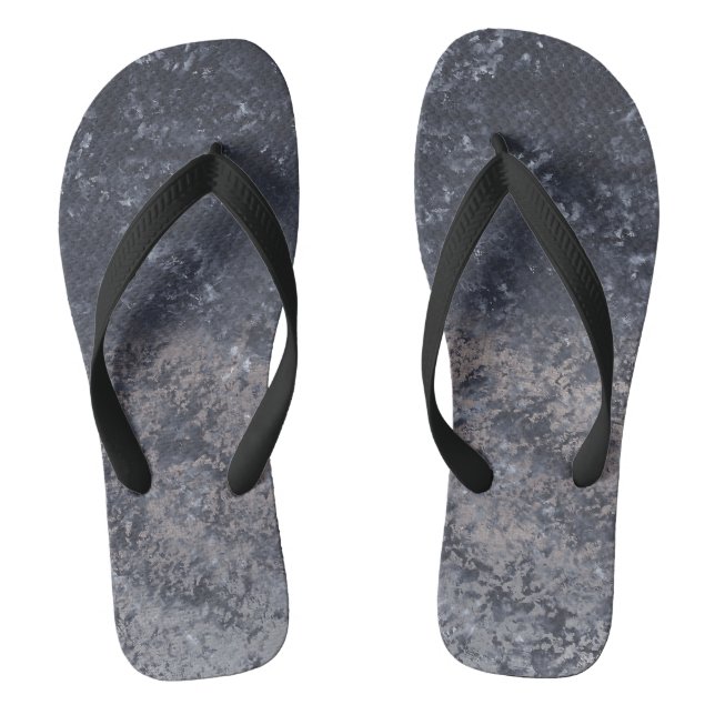 Chanclas con mezclas abstractas de negro gris beig (Plantilla)