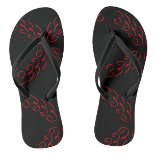 Chanclas con patrón de arte abstracto número 3