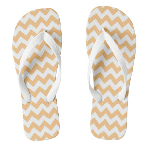 Chanclas con patrón de Chevron