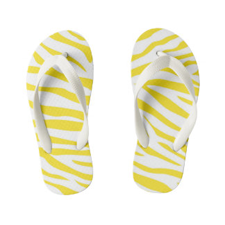 Chanclas con rayas de cebra lindas para niños