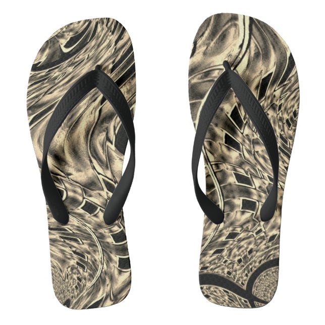 Chanclas Con un fuerte tono beige, un espejo (Plantilla)