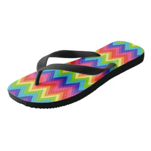  Chanclas con volteretas de arcoíris 
