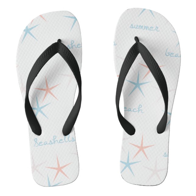 Chanclas Conchas de Estrellas de Mar de Playa de Verano (Plantilla)