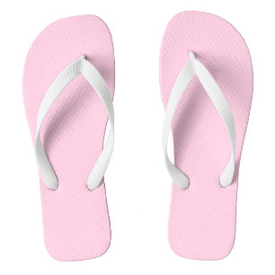 Chanclas Concienciación sobre el cáncer de mama color sólid