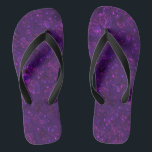 Chanclas Confeti morado<br><div class="desc">Confeti morado ,  purpurina ,  confetti,  secuencias,  estrellas,  púrpura,  festivo,  regalo,  boda,  cumpleaños</div>