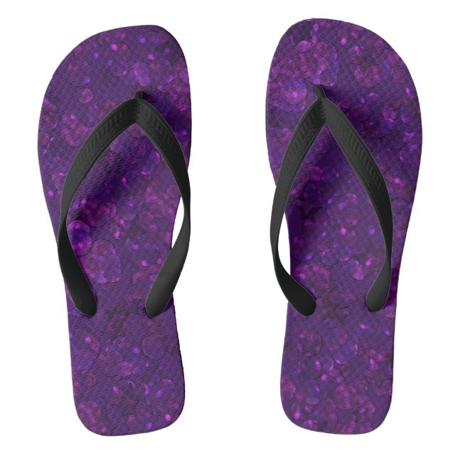Chanclas Confeti morado (Plantilla)