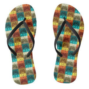 CHANCLAS CONTROLADOR DE VIDEOJUEGOS VINTAGE GAMER