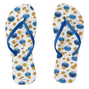 Chanclas Cookie Monster C es de Patrón de Galleta