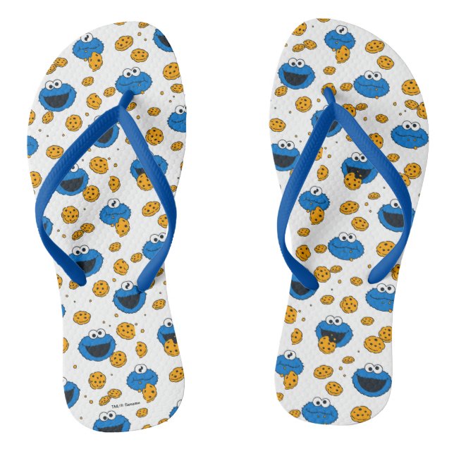 Chanclas Cookie Monster | C es de Patrón de Galleta (Plantilla)