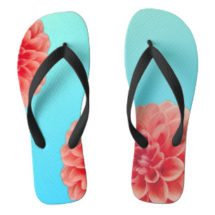 Chanclas Coral y Aqua Blue