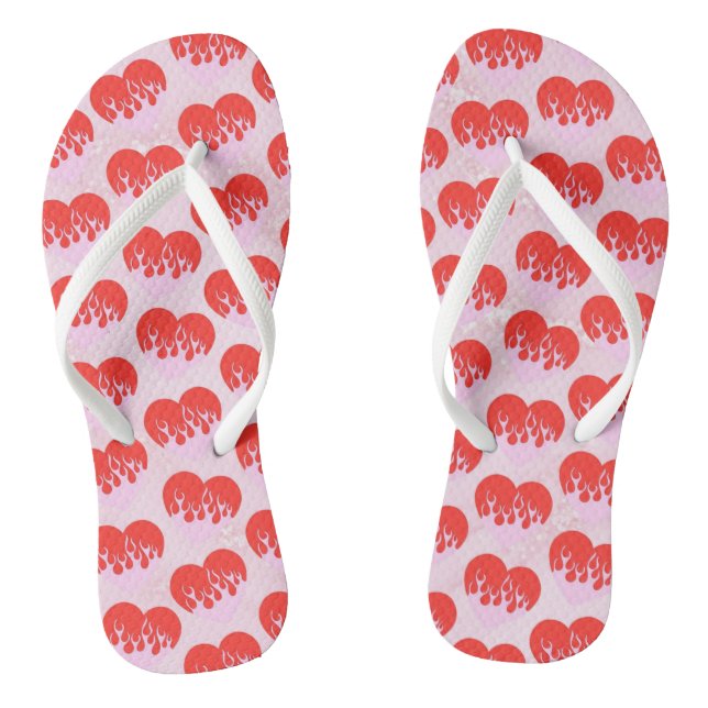 Chanclas Corazón de Fuego (Plantilla)