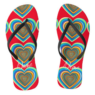 Chanclas Corazón de San Valentín multicolor Thunder_Cove