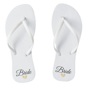 Chanclas Corazón Fab Bride Gold
