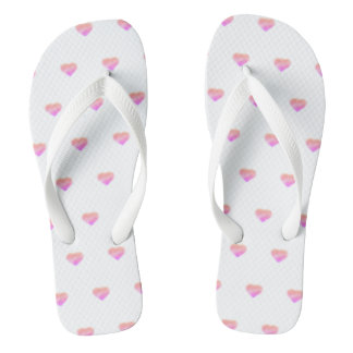 Chanclas corazón rosa