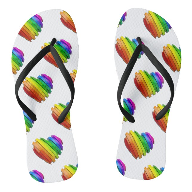 Chanclas Corazón tridimensional escultural de SlipperyJoe b (Plantilla)