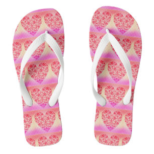 Chanclas corazones de bonito