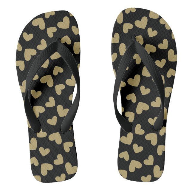 Chanclas Corazones de Oro (Plantilla)