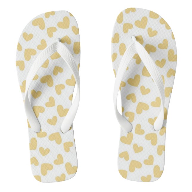 Chanclas Corazones de Oro (Plantilla)