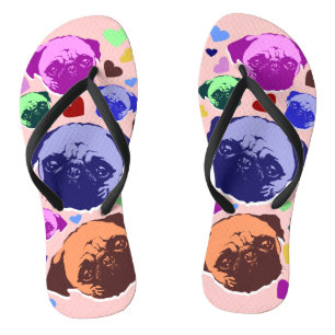 Chanclas Corazones del amor del perro de perrito del barro