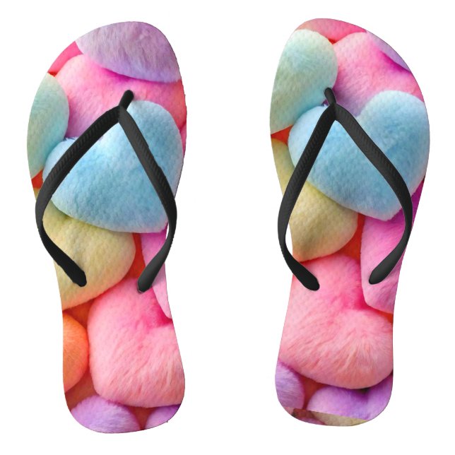 Chanclas Corazones Flip Flops (Plantilla)