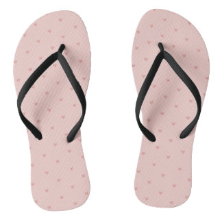 Chanclas Corazones Rosados Pastel Adorables