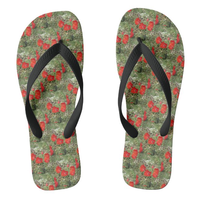 Chanclas Corfu Red Poppies (Plantilla)