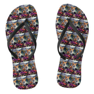 Chanclas Corgi en un remo: Una aventura escénica