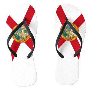 Chanclas Correas delgadas para adultos con bandera de Flori
