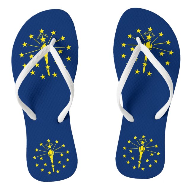 Chanclas Correas delgadas para adultos con bandera de India (Plantilla)