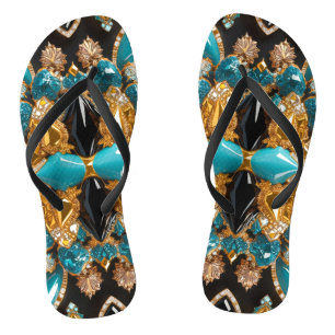 Chanclas Correas delgadas para adultos con colores de las B