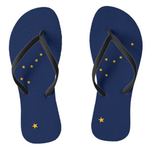 Chanclas Correas delgadas para adultos con la bandera de Al