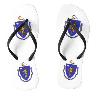 Chanclas Correas delgadas para adultos con la bandera de Ma