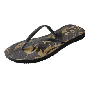 Chanclas Cortinas doradas 3
