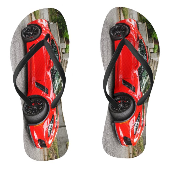 Chanclas Corvette Chevrolet Red C7 (Plantilla)