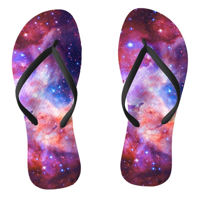 Chanclas Cosmos del espacio exterior Flip Flops de verano (Plantilla)